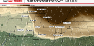 Storm chance for Saturday afternoon in Chicago; more wildfire smoke to follow