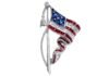 Oscar Heyman’s Flag Brooch Celebrates America
