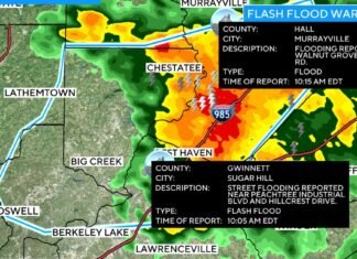 Flash flood warnings issues, watches expanded as storm hits North Georgia and metro Atlanta