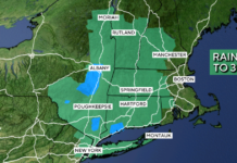 Maps show where heavy rainfall poses flood risks across Northeast