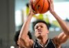 Kentucky Basketball team watches Ryan Hampton at EYBL Las Vegas