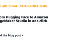 From Hugging Face to Amazon SageMaker Studio in one click