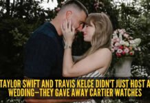 Cartier watches, designer bags and even a vintage Chevrolet: Inside Taylor Swift And Travis Kelce’s seriously luxurious wedding favours
