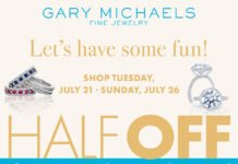 Gary Michaels Fine Jewelry Exclusive Half-Off Summer Event
