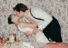 This Interior Designer’s Hamptons Wedding Featured Bespoke Patterned Wallpaper and a Pink Principessa Cake