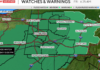 Flood watch for entire Pittsburgh area until 10 p.m. Friday