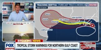 Tropical Storm Bertha threatens heavy rain, gusty winds as Gulf Coast watches, warnings expand | Latest Weather Clips
