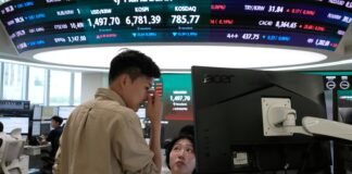 Oil prices jump as fighting flares in the Middle East, while AI-led retreat pulls Asian stocks lower