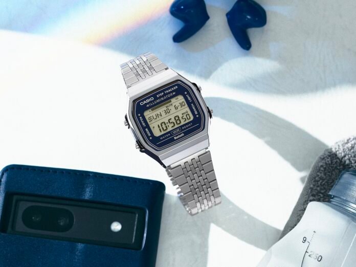 Casio launches two new vintage watches with Bluetooth step tracking