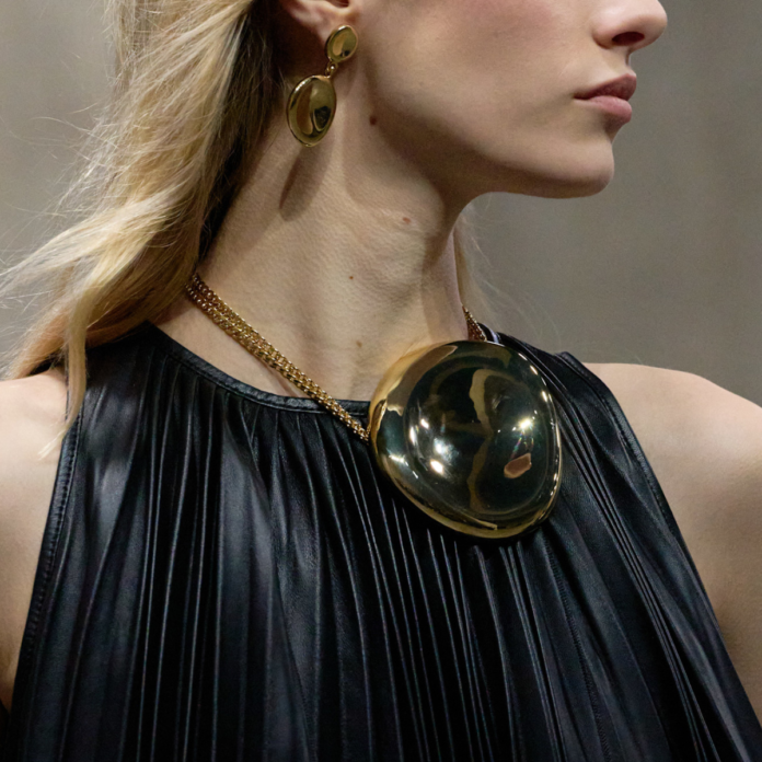 Hold The Dainty Necklaces—According to the Runways, This Is the Chicest Way to Wear Bling This Autumn