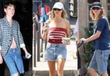 Margot Robbie, Jennifer Lawrence, and Kristen Stewart Do Cutoff Jorts Their Way