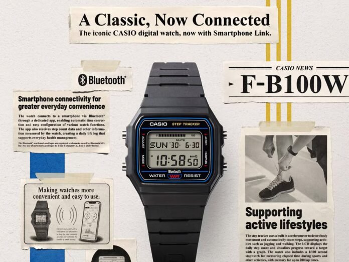 Casio’s F-B100W Bluetooth watches are finally up for grabs as a wider international launch nears
