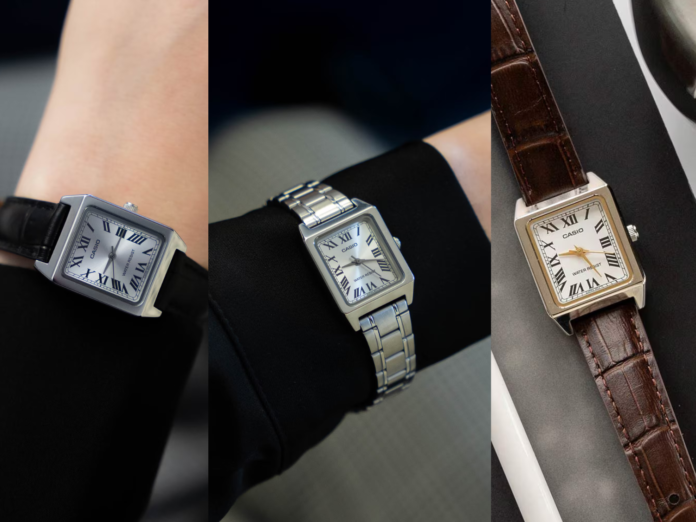 Casio's new LTP-B150 watches launch with an affordable spin on the Tank case