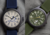 Timex launches two affordable field-style collab watches with 24-hour dials