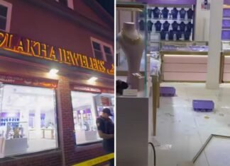 Masked men smash and grab nearly $1m in jewelry from 9lakha Jewelers in Edison in under a minute