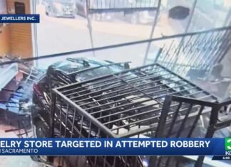 2 arrested in deadly ramming of south Sacramento jewelry store during attempted robbery