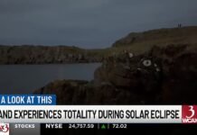 WCAX producer watches solar eclipse darken skies over Iceland